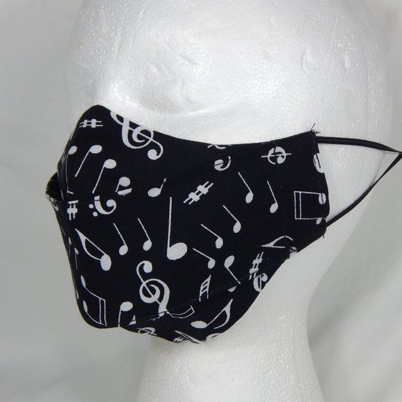 Cool Handmade Face mask For Kids 10-16 Yo Music - Picture 3 of 6
